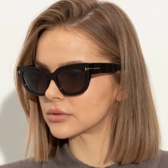 NEW TOM FORD ATHENA TF1190 52H POLARIZED HAVANA WOMEN SUNGLASSES FT1190 52H main image 9